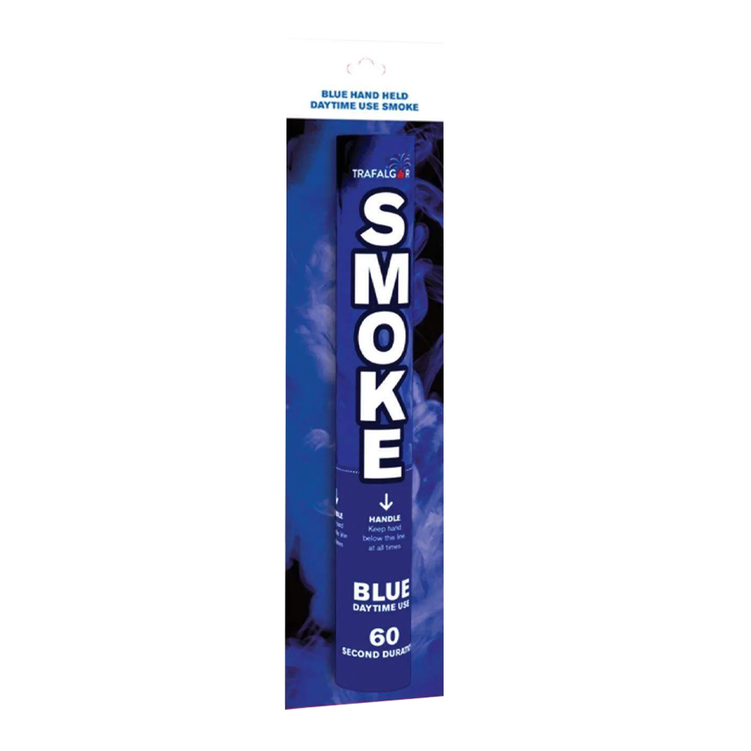 Hand held Blue smoke grenade